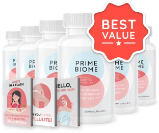PrimeBiome Gut Skin Probiotic